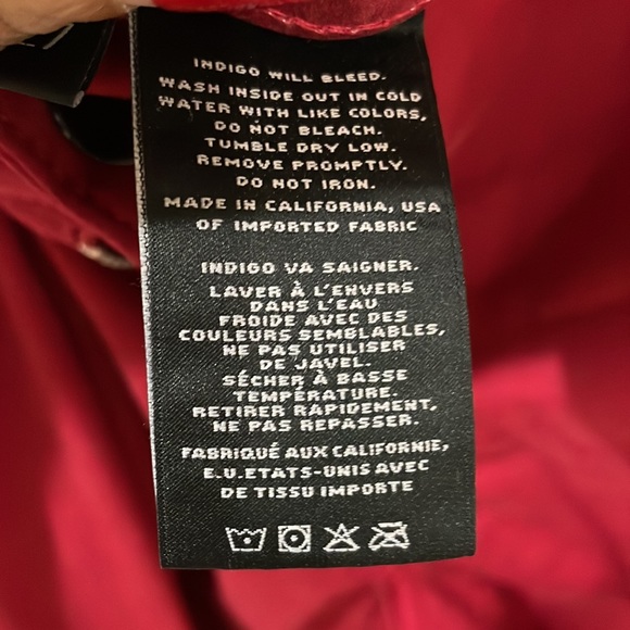 Jbrand ankle crop pants red size 27 - Picture 5 of 7